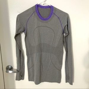 SOLD! Gray Lululemon Top